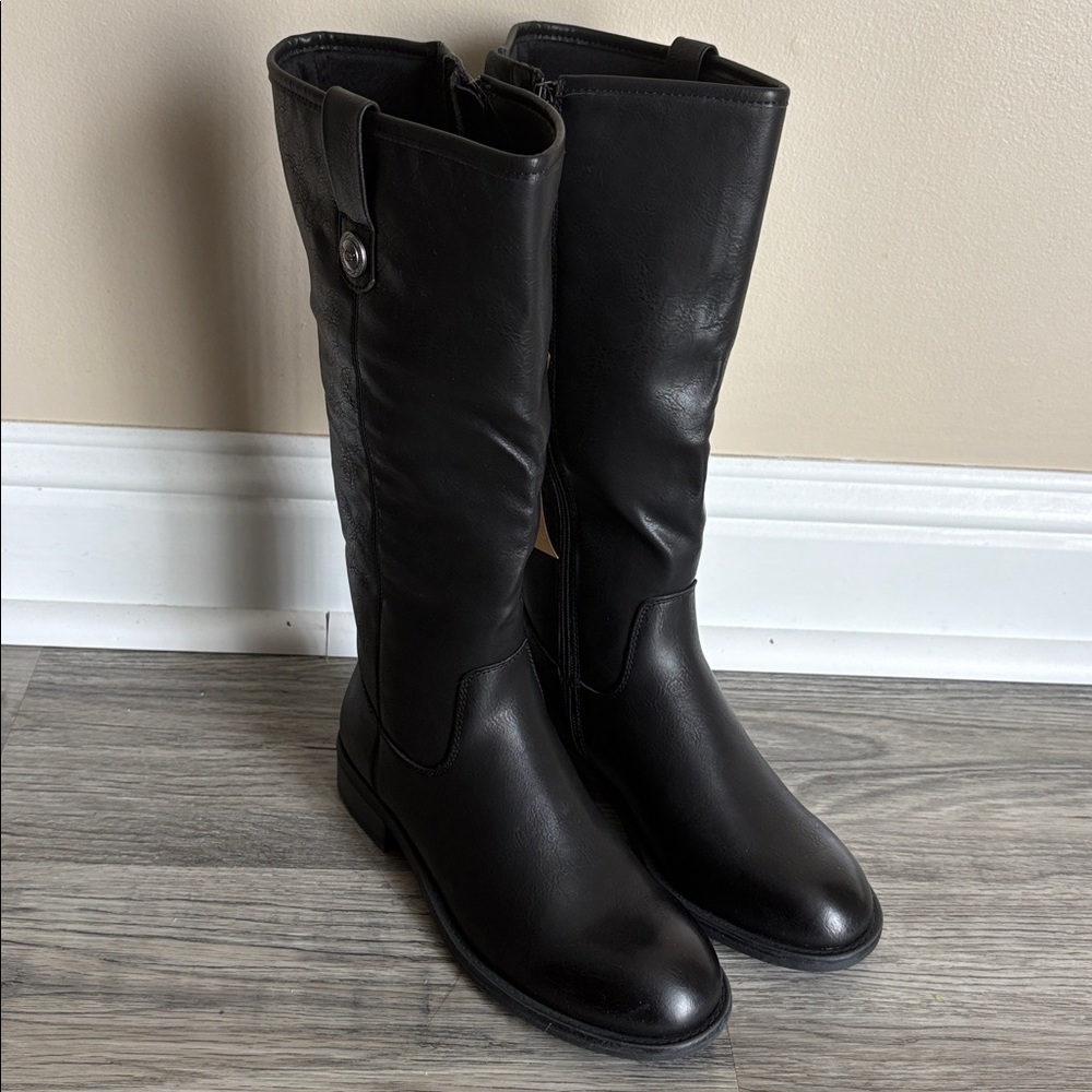 Frye and Co. Charlize Stacked heel riding boots NEW - Picture 3 of 16